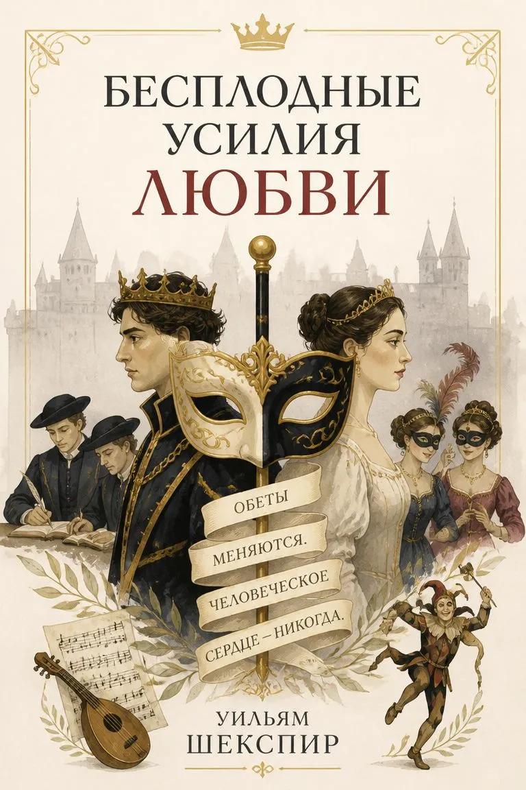 Бесплодные усилия любви — обложка книги