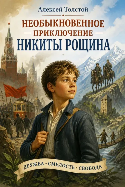 Необыкновенное приключение Никиты Рощина — обложка книги