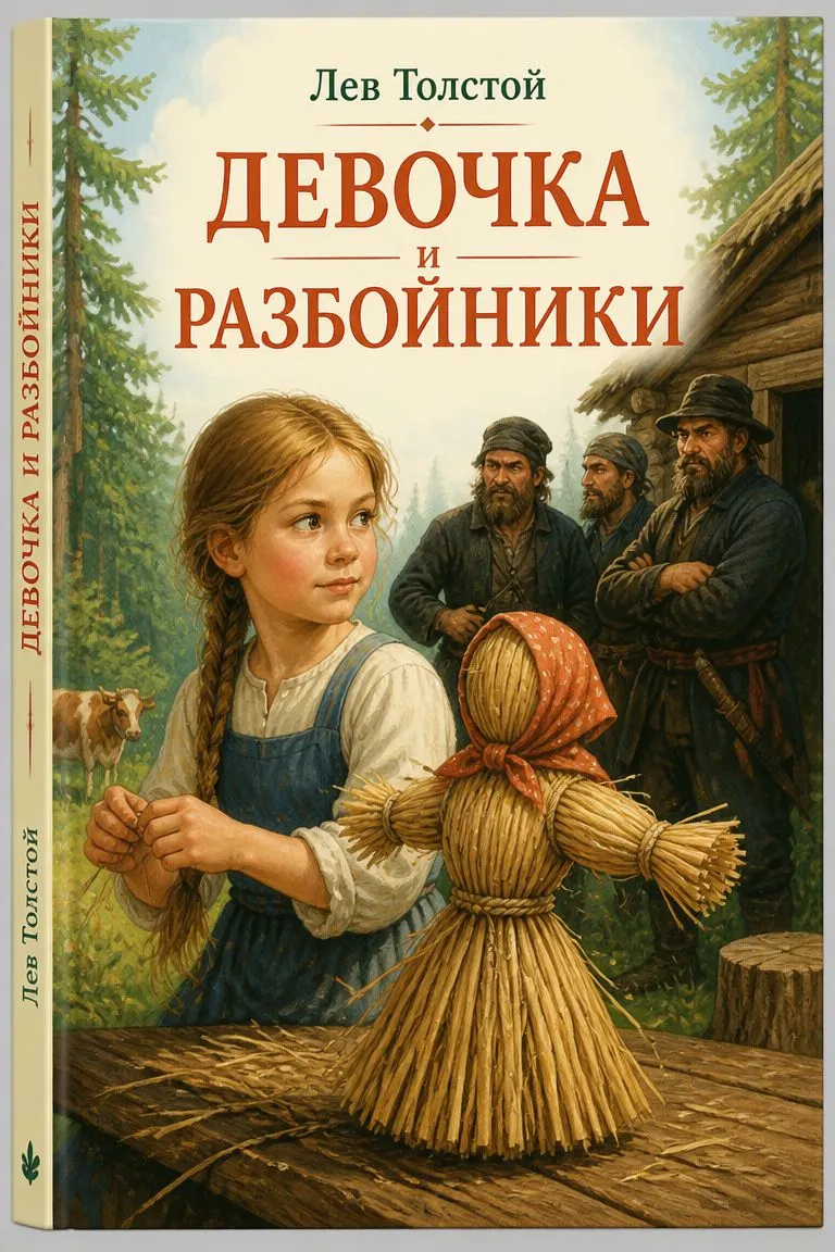 Девочка и разбойники — обложка книги
