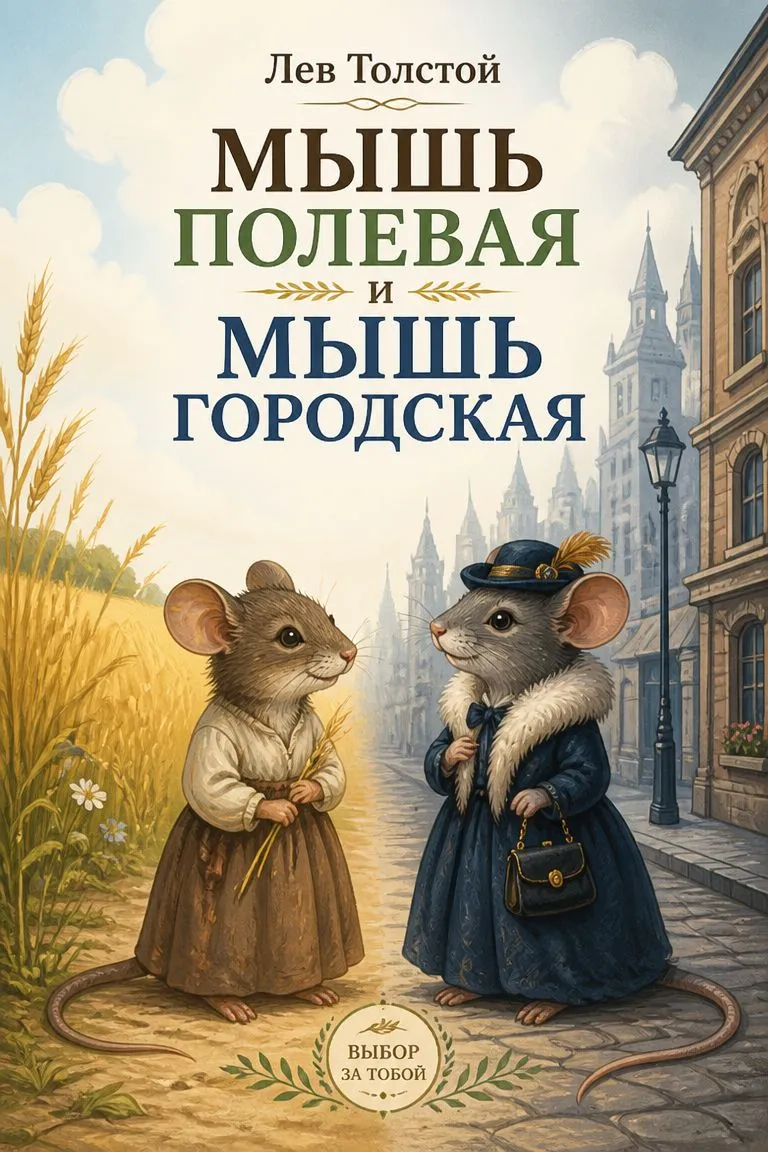 Мышь полевая и мышь городская — обложка книги