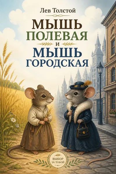 Мышь полевая и мышь городская — обложка книги