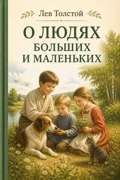 О людях больших и маленьких — обложка книги