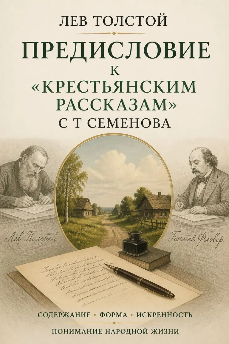 Предисловие к 'Крестьянским рассказам' С Т Семенова — обложка книги