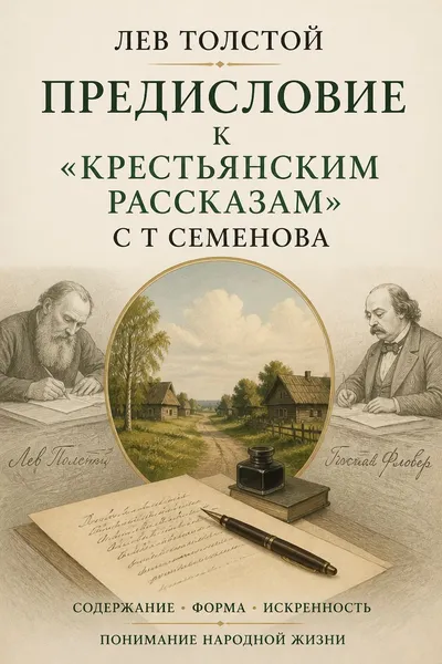 Предисловие к 'Крестьянским рассказам' С Т Семенова — обложка книги