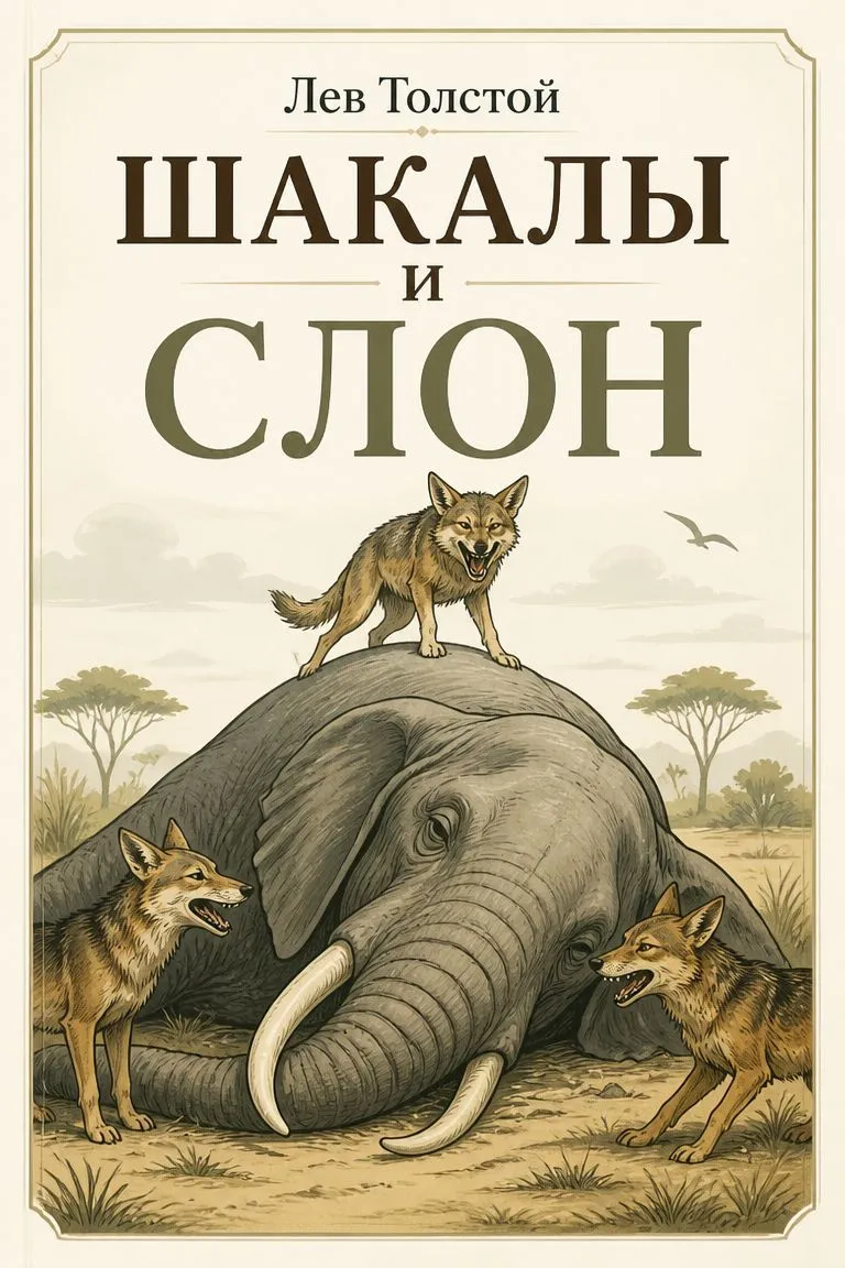 Шакалы и слон — обложка книги