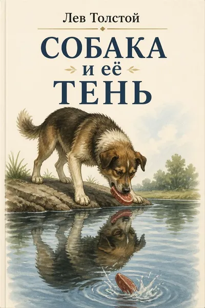 Собака и её тень — обложка книги