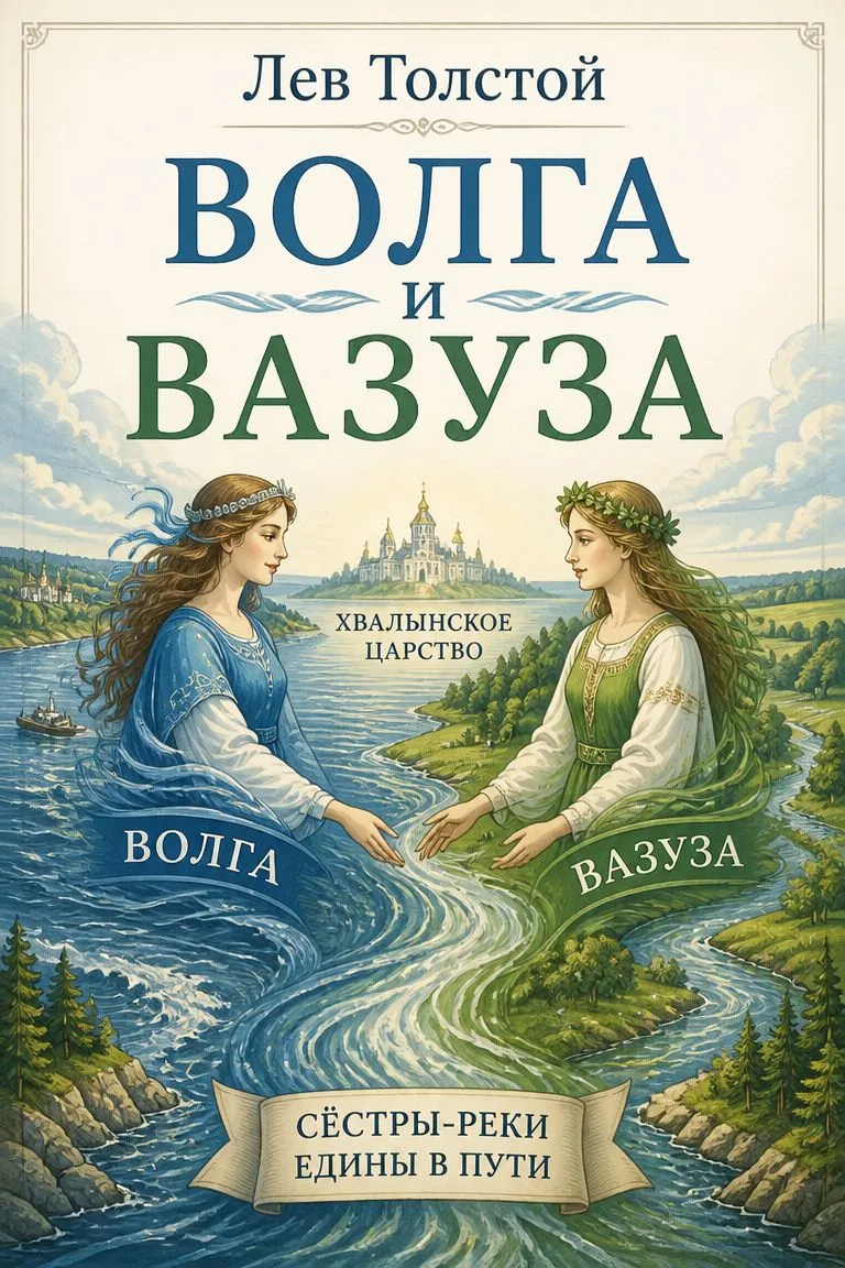Волга и Вазуза — обложка книги
