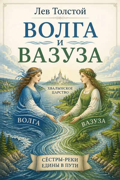 Волга и Вазуза — обложка книги