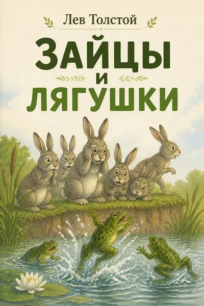 Зайцы и лягушки — обложка книги