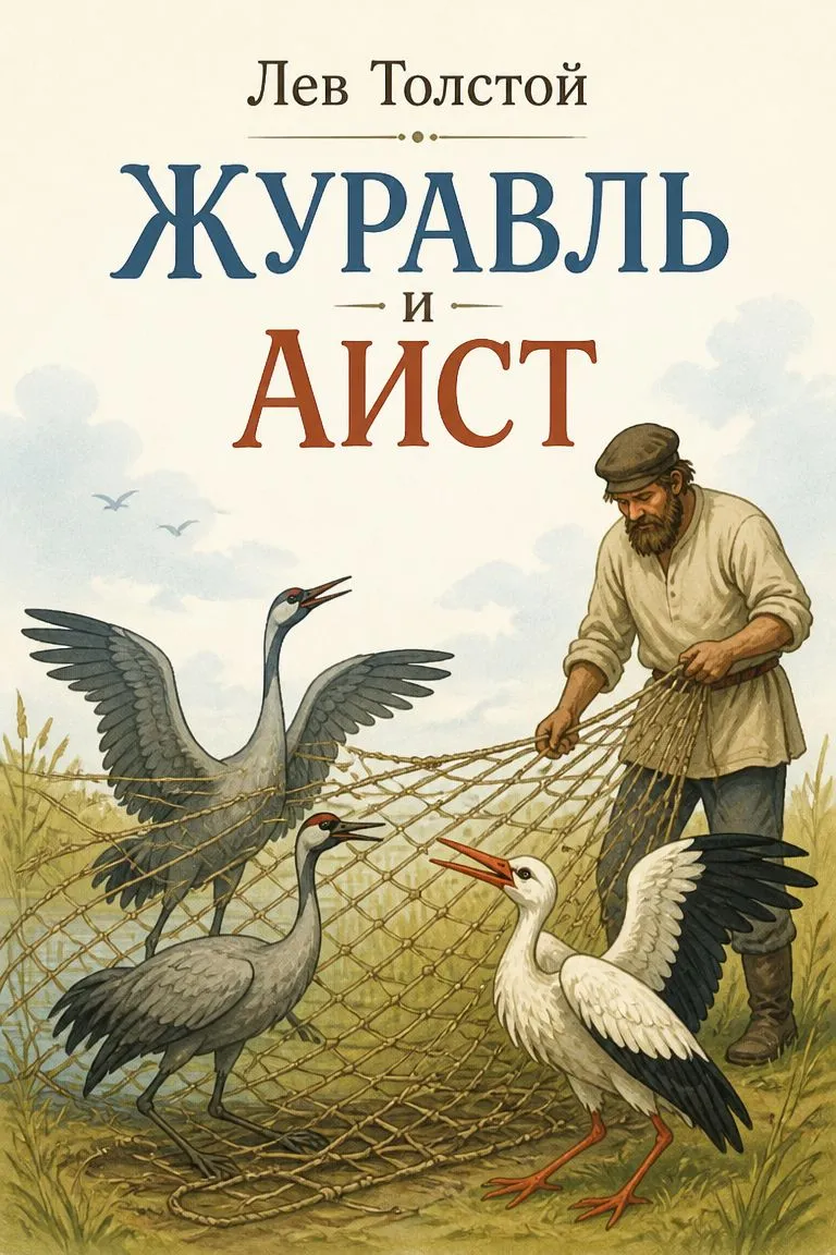 Журавль и аист — обложка книги