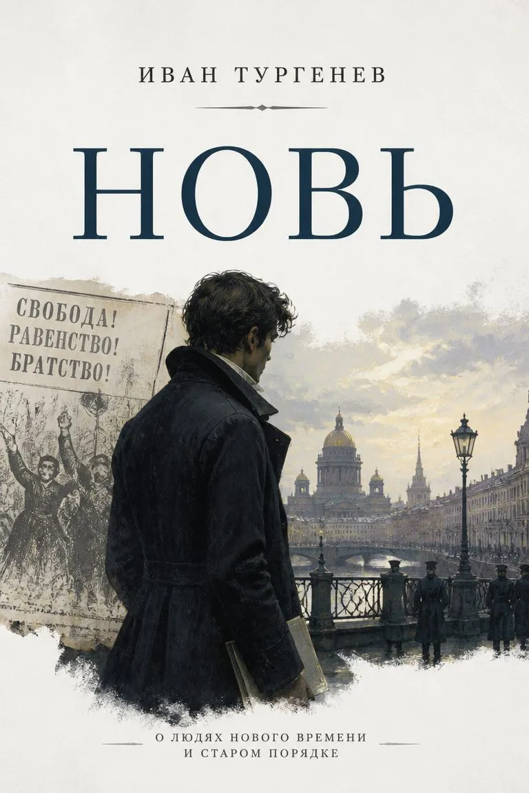 Новь — обложка книги