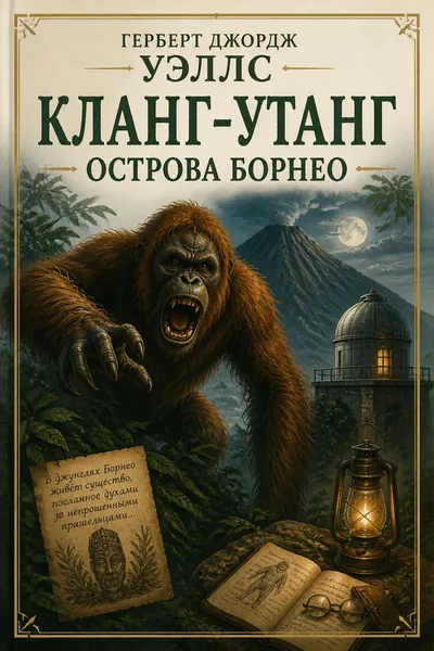 Кланг-утанг острова Борнео — обложка книги