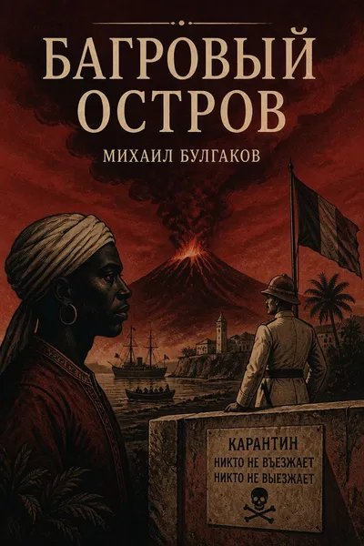 Багровый остров — обложка книги