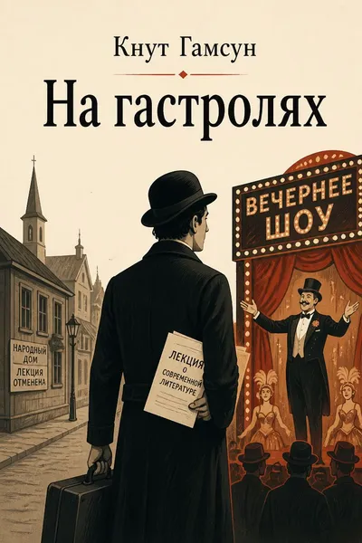 На гастролях — обложка книги