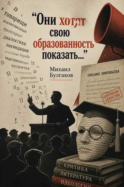 Они хочуть свою образованность показать... — обложка книги
