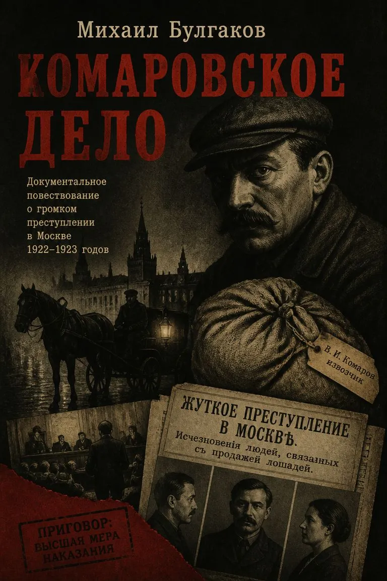 Комаровское дело — обложка книги