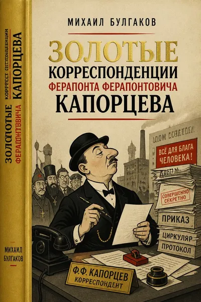 Золотые корреспонденции Ферапонта Ферапонтовича Капорцева — обложка книги