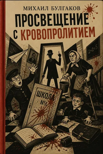 Просвещение с кровопролитием — обложка книги