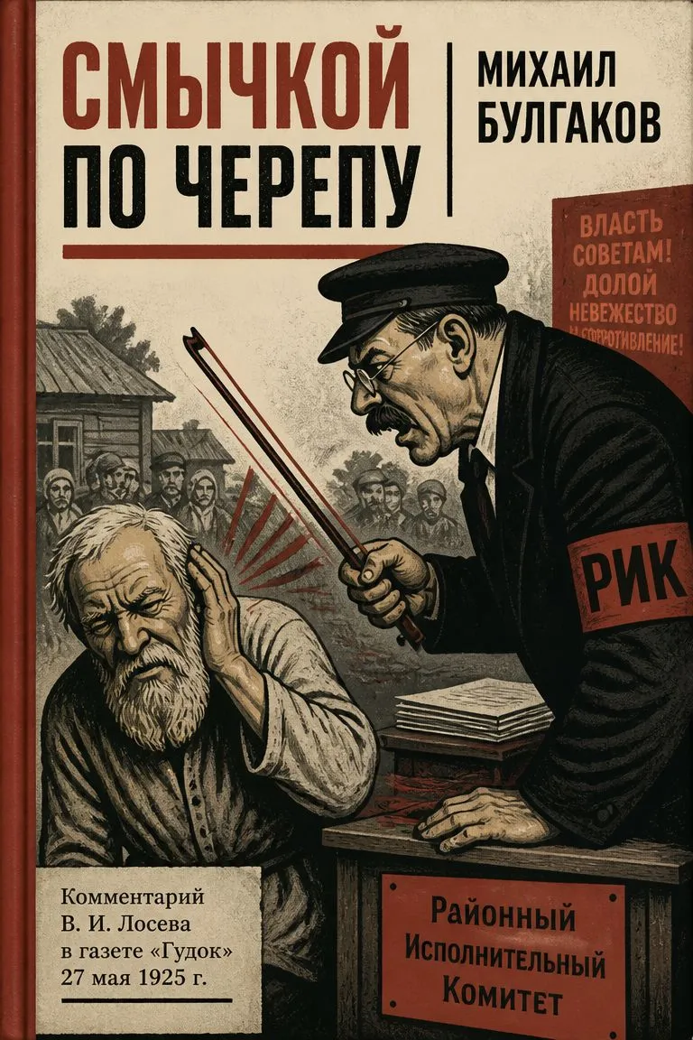 Смычкой по черепу — обложка книги
