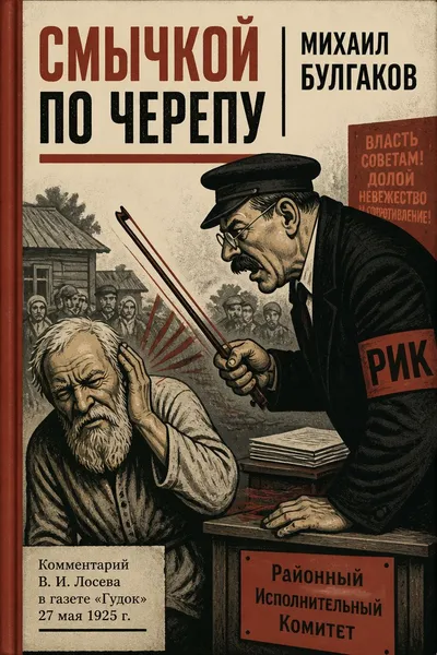 Смычкой по черепу — обложка книги