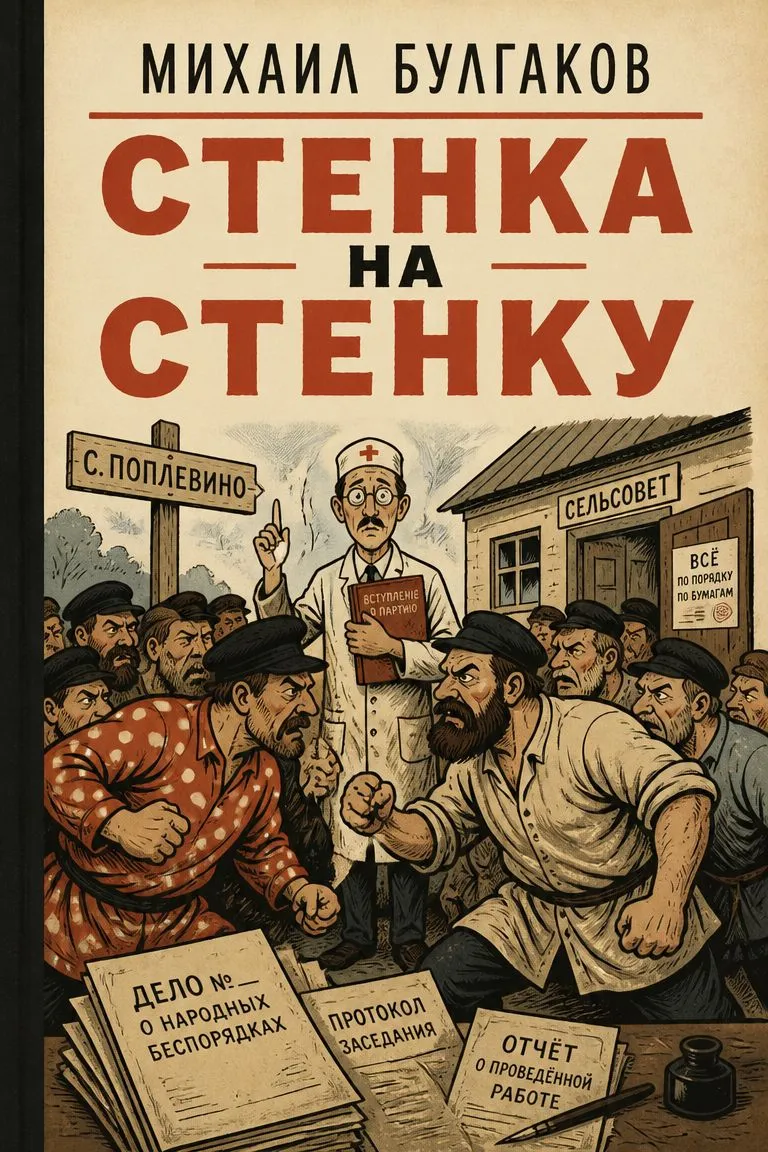 Стенка на стенку — обложка книги