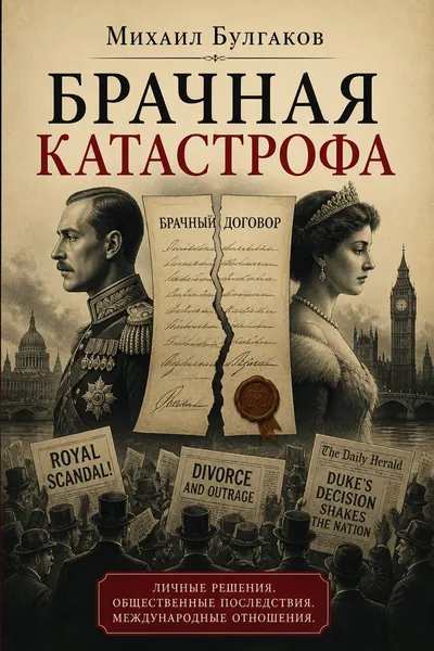 Брачная катастрофа — обложка книги