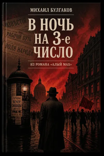 В ночь на 3-е число. Из романа «Алый мах» — обложка книги