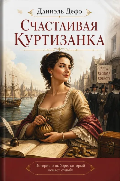 Счастливая куртизанка — обложка книги
