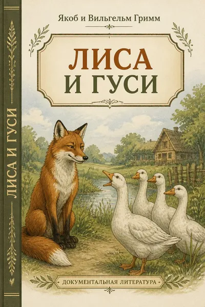 Лиса и гуси — обложка книги