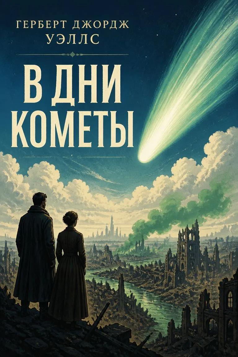 В дни кометы — обложка книги
