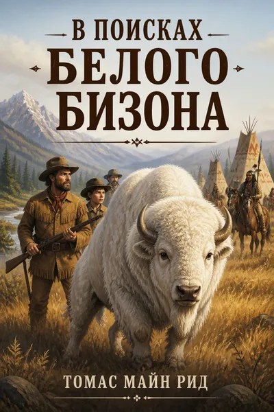 В поисках белого бизона — обложка книги