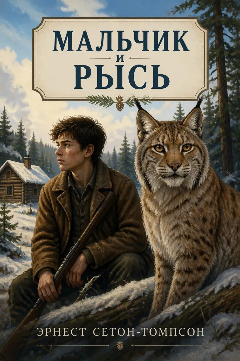 Мальчик и рысь — обложка книги