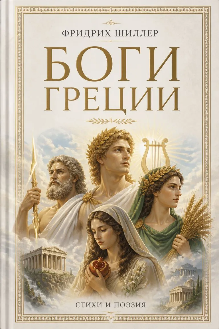 Боги Греции — обложка книги