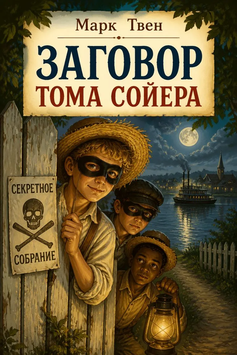Заговор Тома Сойера — обложка книги