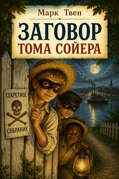 Заговор Тома Сойера — обложка книги