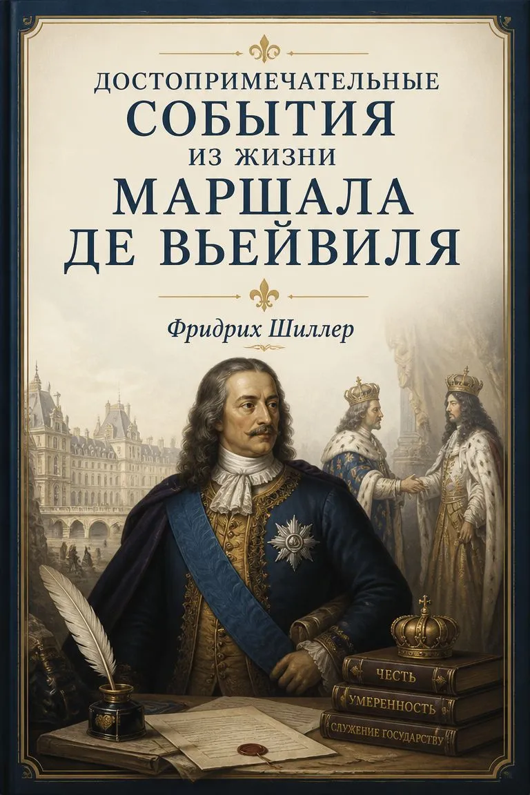 Достопримечательные события из жизни маршала де Вьейвиля — обложка книги