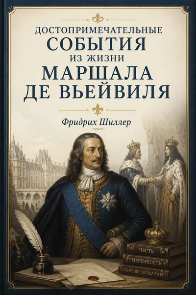 Достопримечательные события из жизни маршала де Вьейвиля — обложка книги