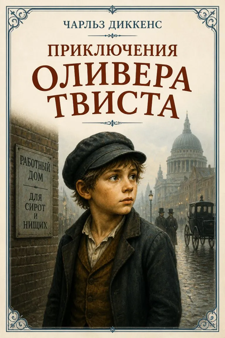 Приключения Оливера Твиста — обложка книги