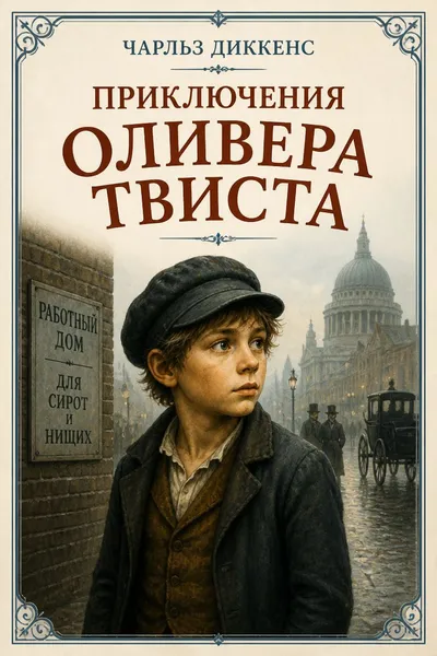 Приключения Оливера Твиста — обложка книги