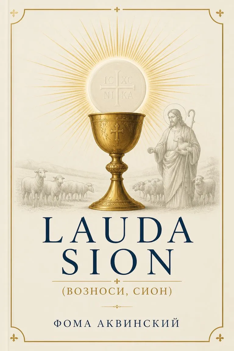 Lauda sion (,Возноси, Сион) — обложка книги
