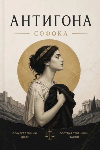 Антигона — обложка книги