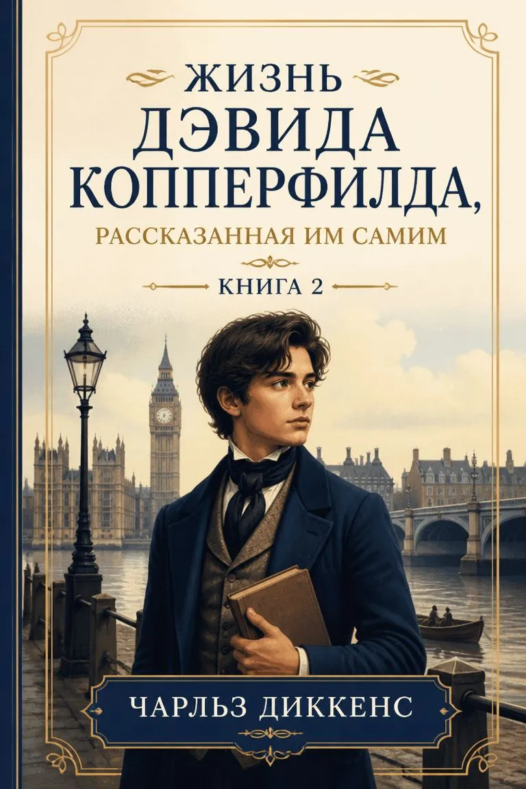 Жизнь Дэвида Копперфилда, рассказанная им самим. Книга 2 — обложка книги
