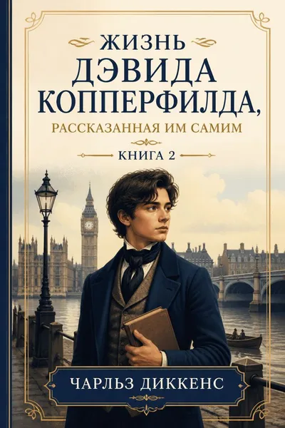 Жизнь Дэвида Копперфилда, рассказанная им самим. Книга 2 — обложка книги