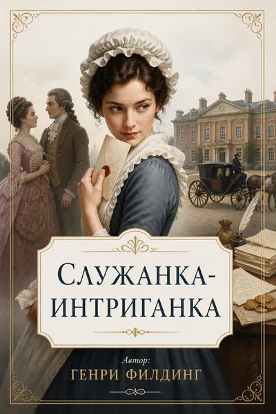 Служанка-интриганка — обложка книги