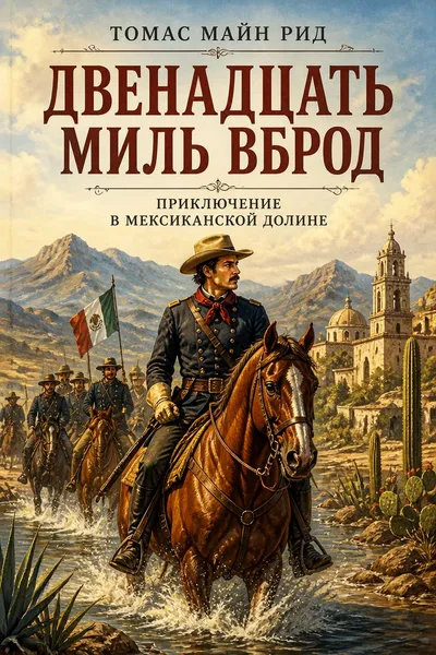 Двенадцать миль вброд. Приключение в Мексиканской долине — обложка книги