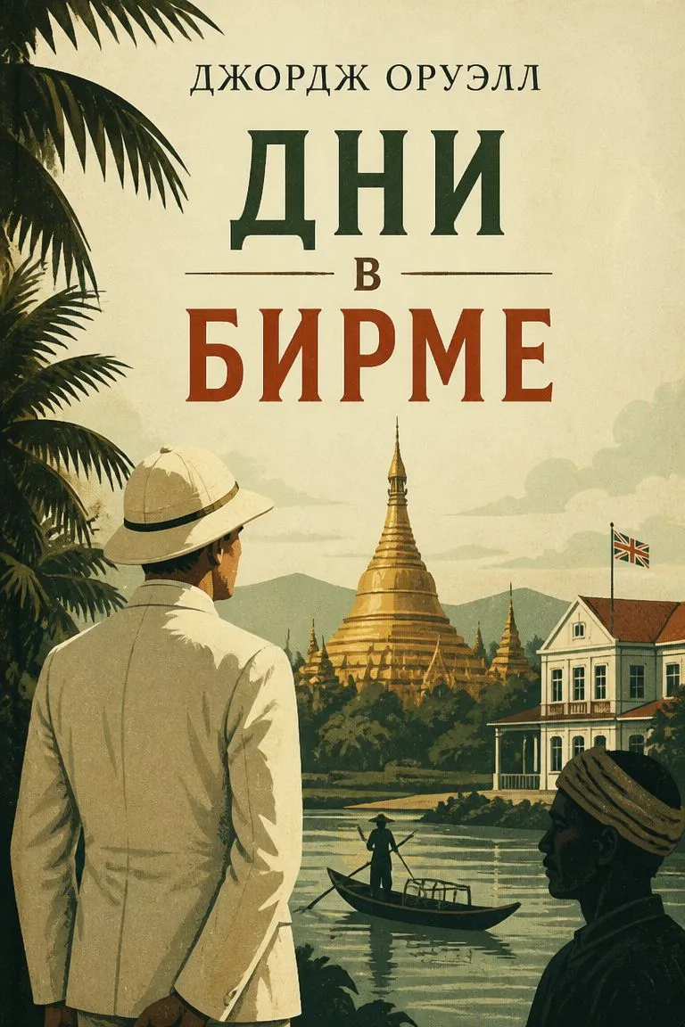 Дни в Бирме — обложка книги