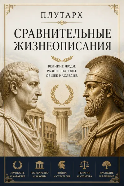 Сравнительные жизнеописания — обложка книги