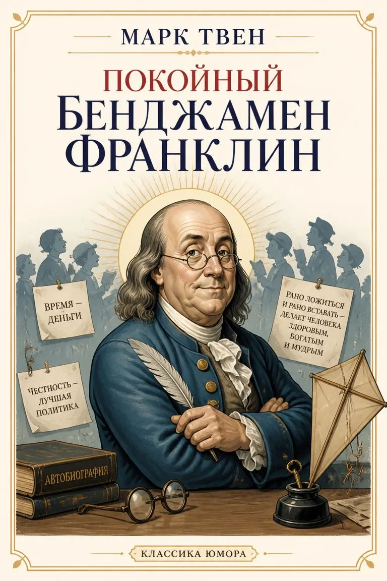 Покойный Бенджамен Франклин — обложка книги