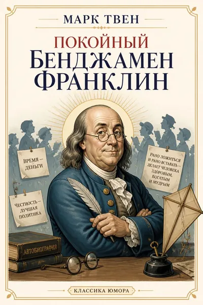 Покойный Бенджамен Франклин — обложка книги