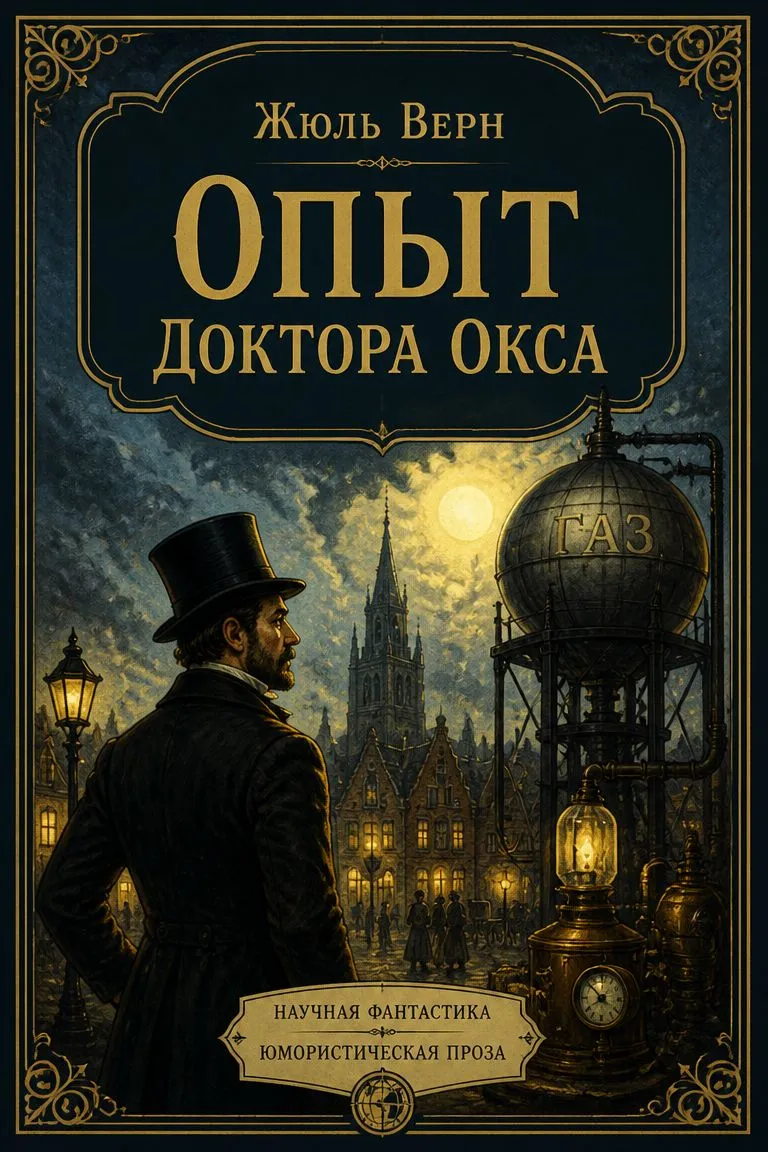 Опыт доктора Окса — обложка книги
